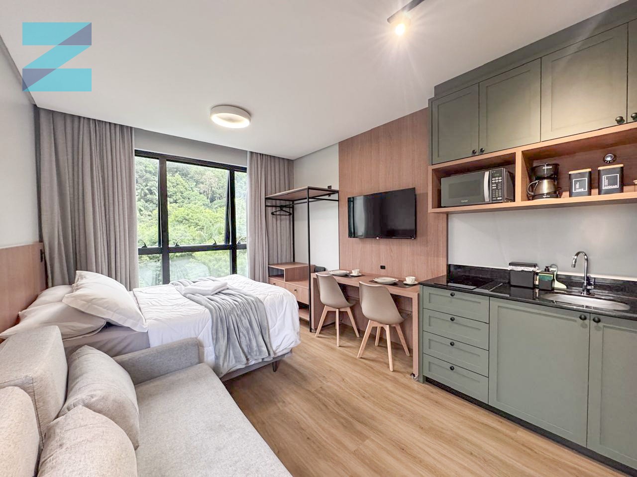 LOFT mobiliado, equipado, e climatizado ! — foto 6
