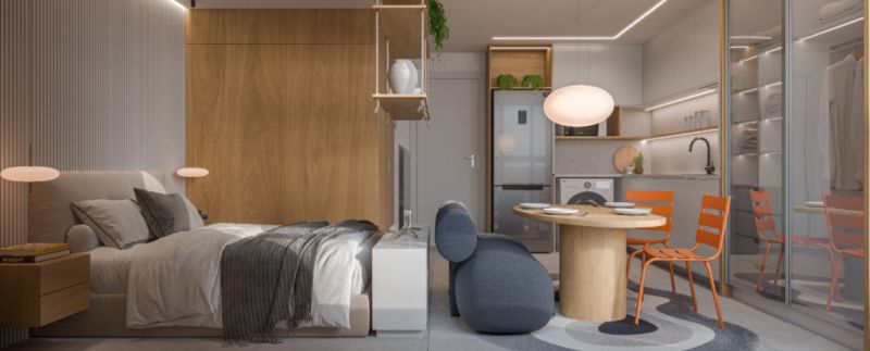 Apartamento de 1 quarto, 27m² no bairro Itoupava Seca, em Blumenau | Eu Corretor