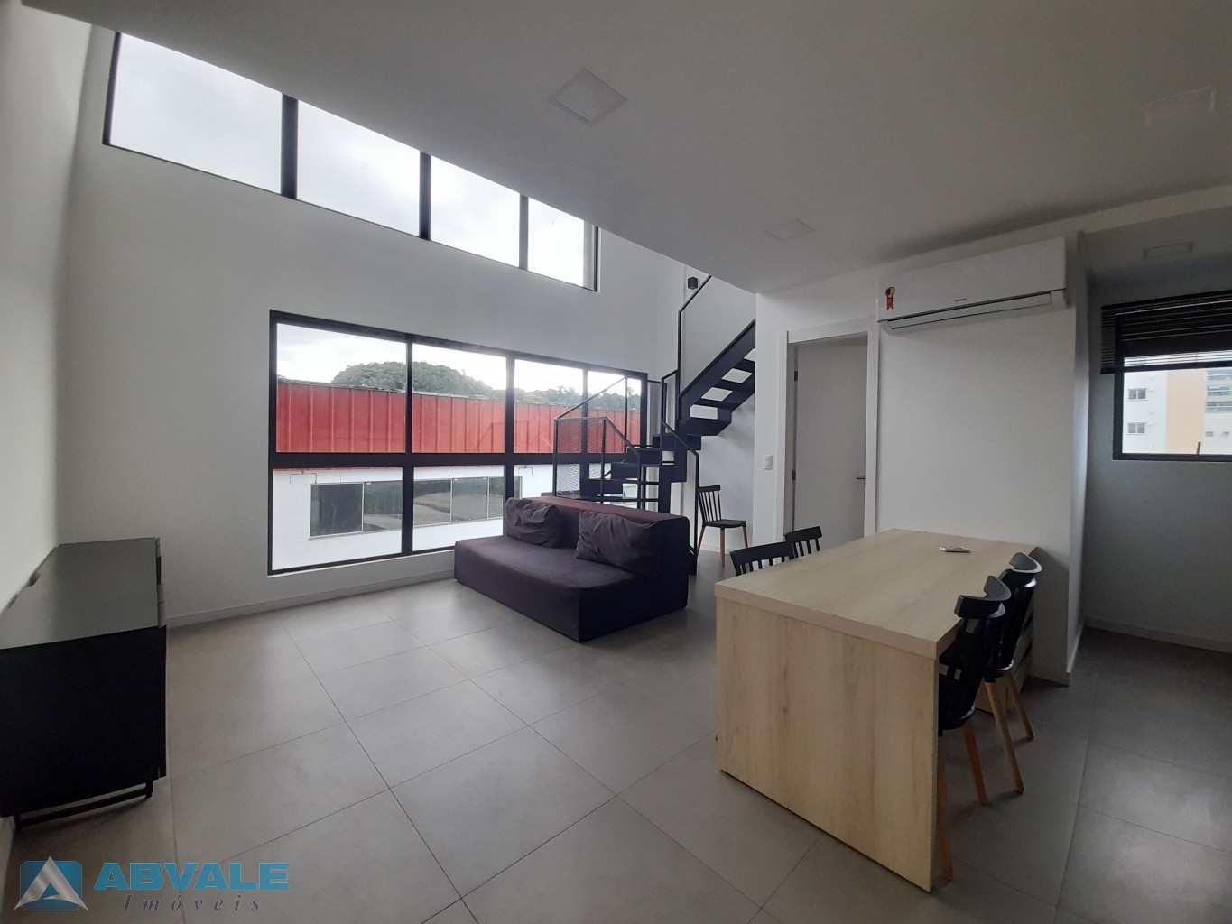 loft totalmente mobiliado, com garagem e estrategicamente localizado em Blumenau — foto 7