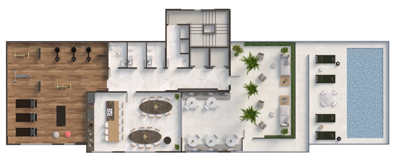 Kitnet de 1 quarto, 35m² no bairro Centro, em Blumenau | Eu Corretor