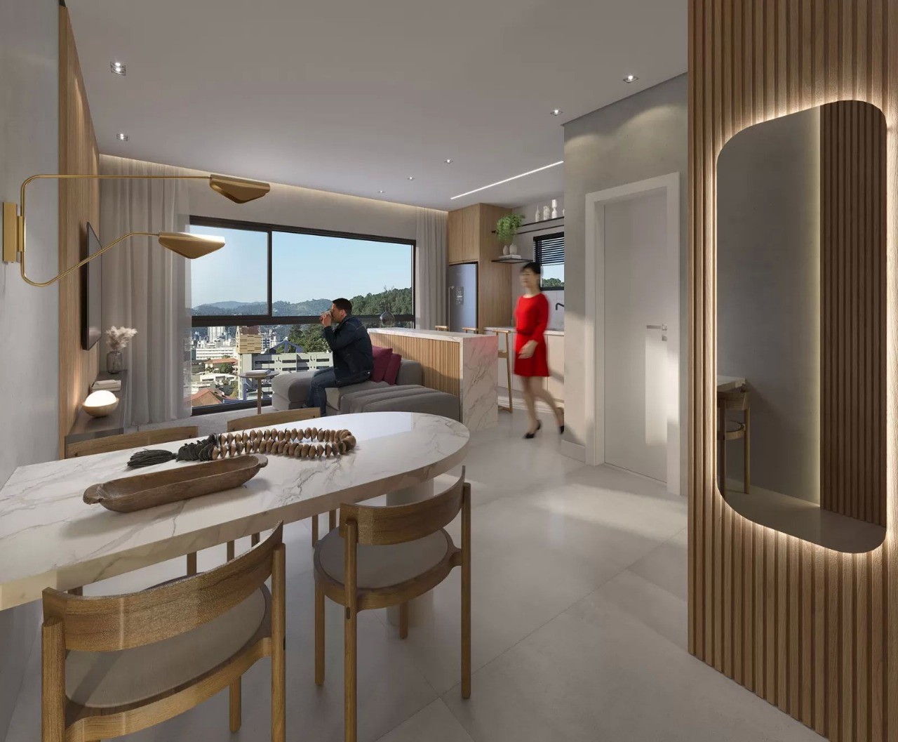 Kitnet de 1 quarto, 35m² no bairro Centro, em Blumenau | Eu Corretor