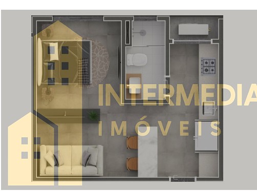 Loft com vaga de garagem, no centro de Blumenau — foto 5