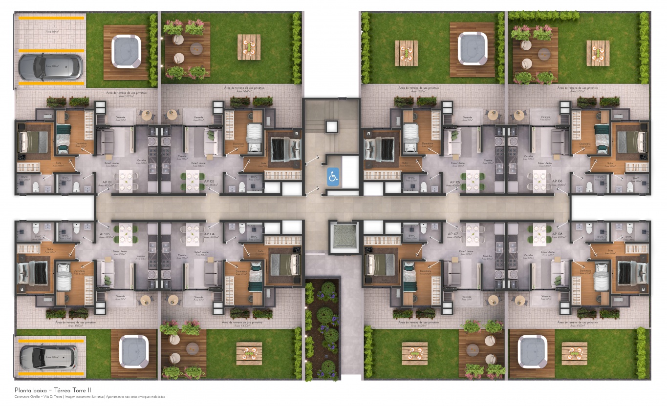 Planta Baixa Térreo Torre II