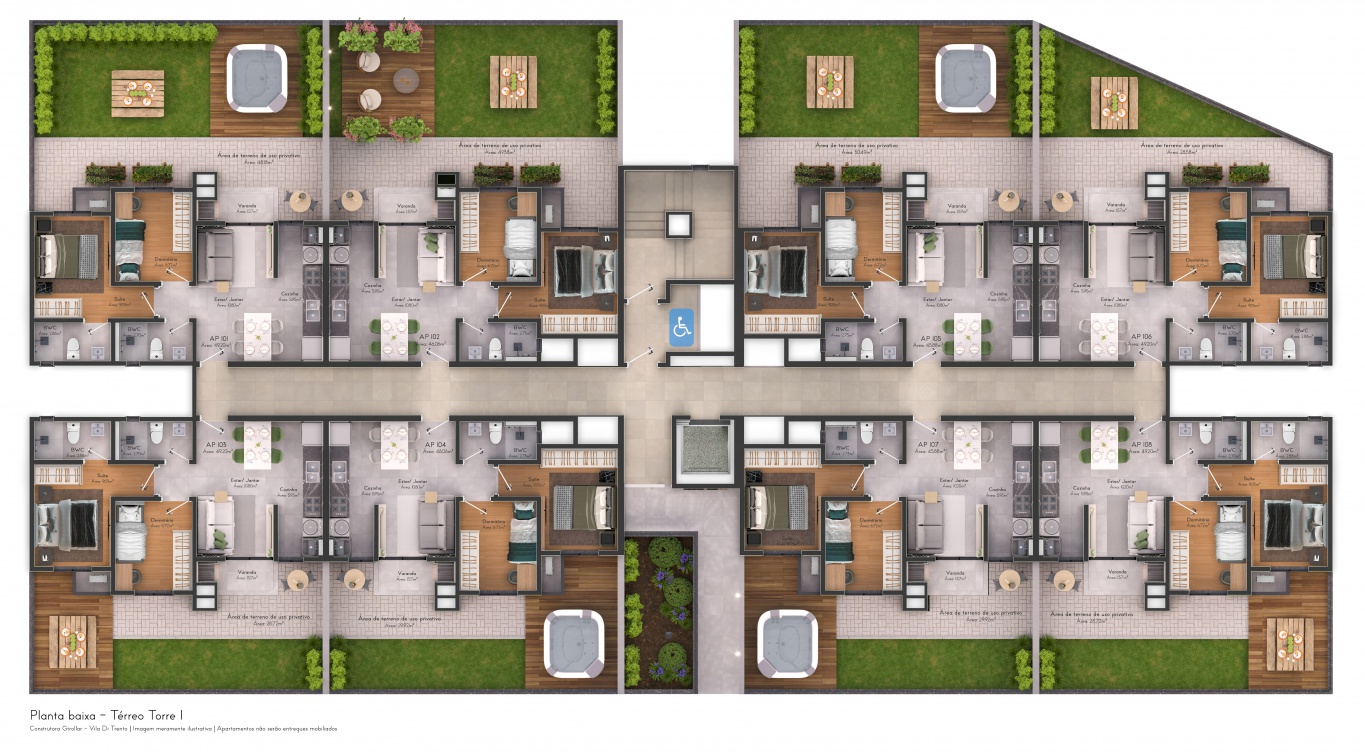 Planta Baixa Térreo Torre I